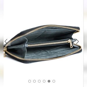 Portland Leather Goods Accordion Zip Wallet Storm